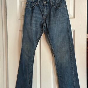 Levi's Blue Straight Jeans Classic Style